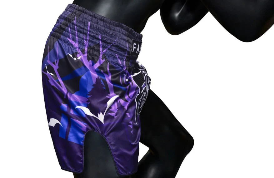 Fairtex BS-Halloween Muay Thai Shorts – Twilight, Purple / Black