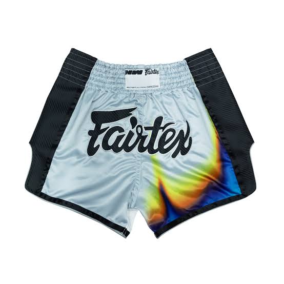 Fairtex x Milli Fight Shorts - Limited Edition, Silver / Black, photo 1 of 2